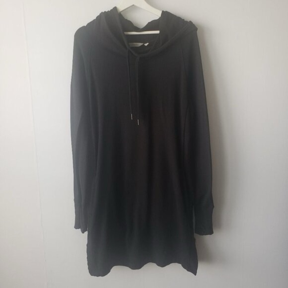 Athleta Black Hooded Dress